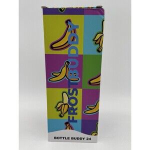 NEW Frost Buddy Bottle Buddy 24oz - yellow green purple - Banana
